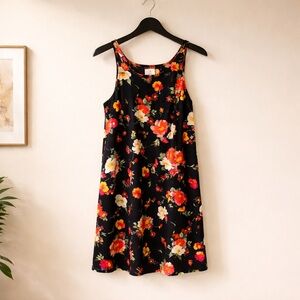 Sweet Size 12 Floral Print Polyester Sleeveless Maxi Dress
